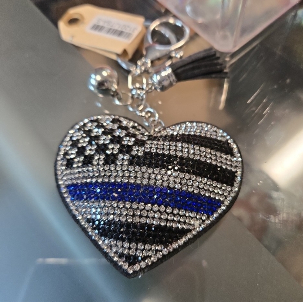NWT Heart & Tassel Bag Charm